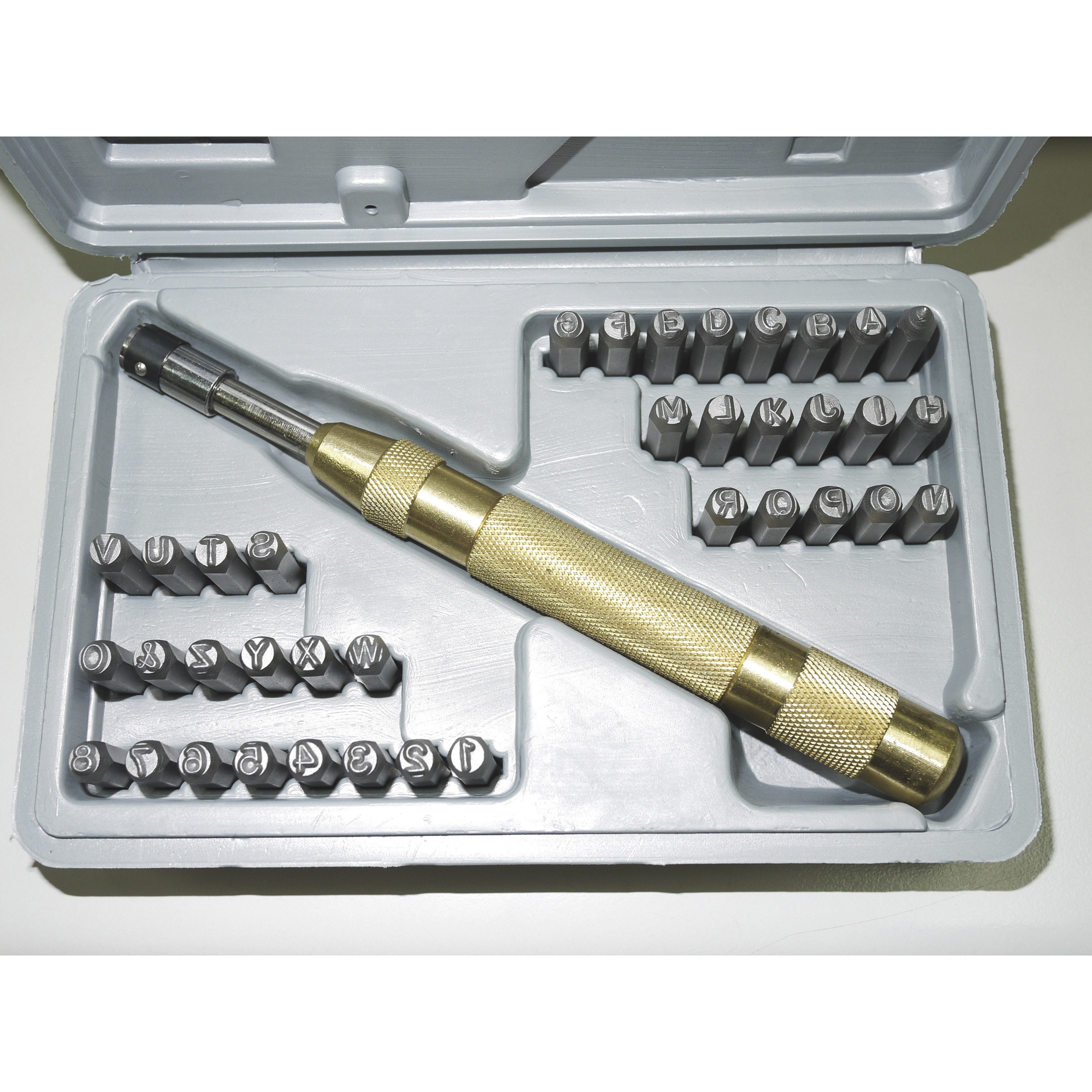 Klutch 36Pc. Letter/Number Metal Stamp Set Northern Tool